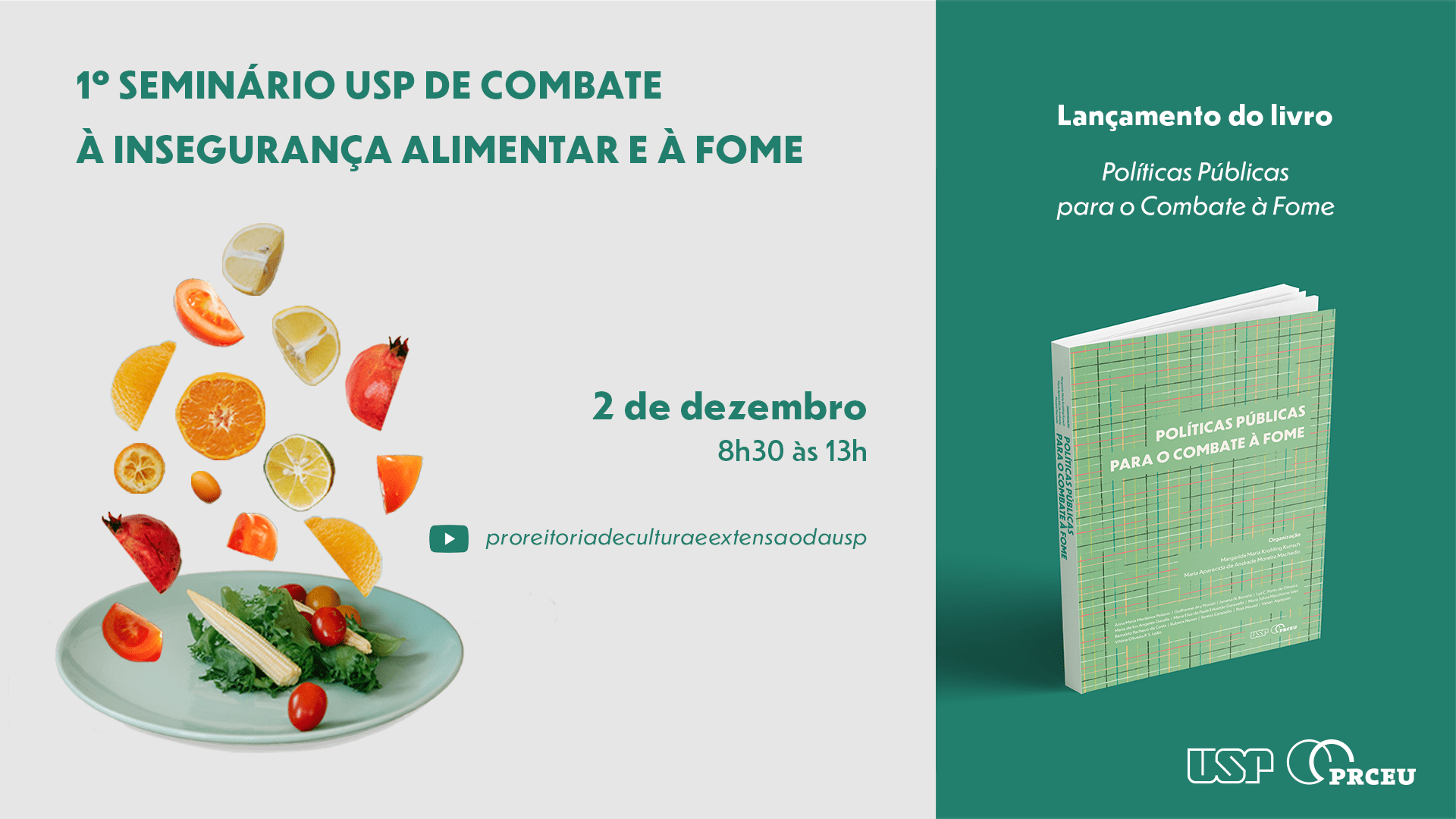 USP discute combate à fome com lançamento de livro e grupo para propor ações e políticas públicas